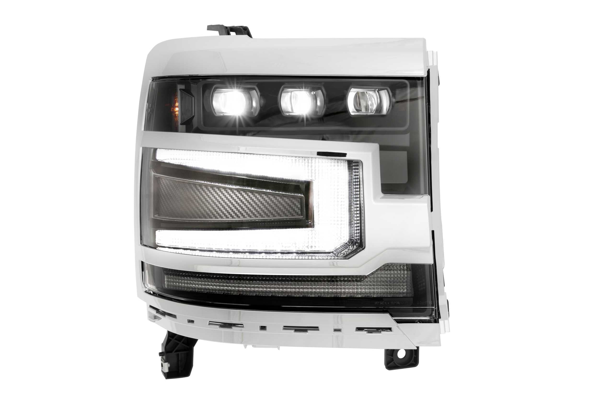 XB LED Headlights: Chevrolet Silverado 1500 (16-18 / Set)