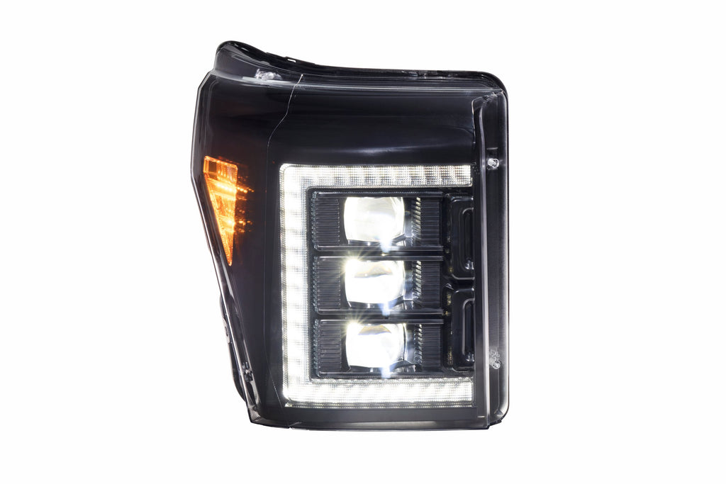 XB LED Headlights: Ford Super Duty (11-16 / White DRL / Set)