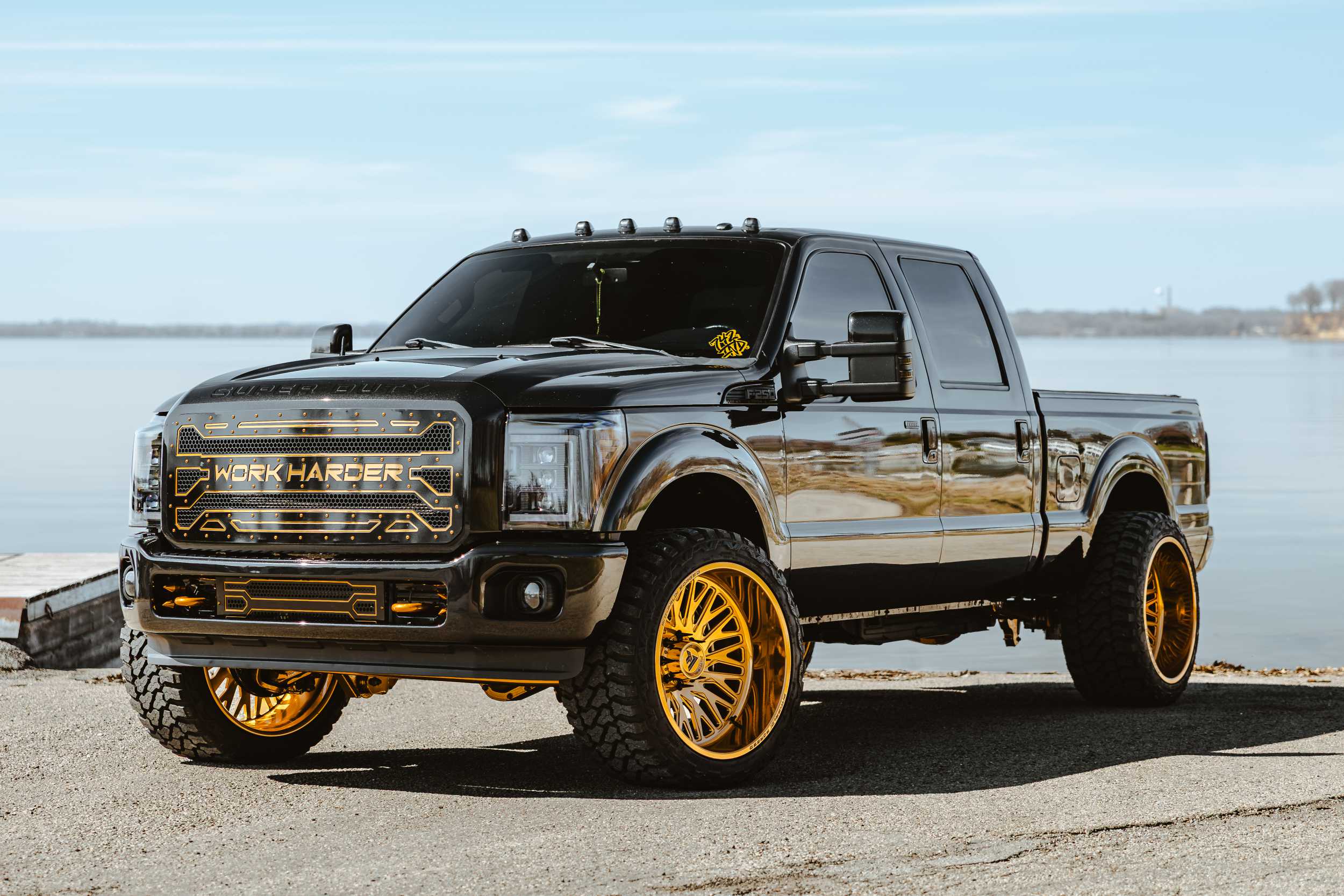XB LED Headlights: Ford Super Duty (11-16 / White DRL / Set)