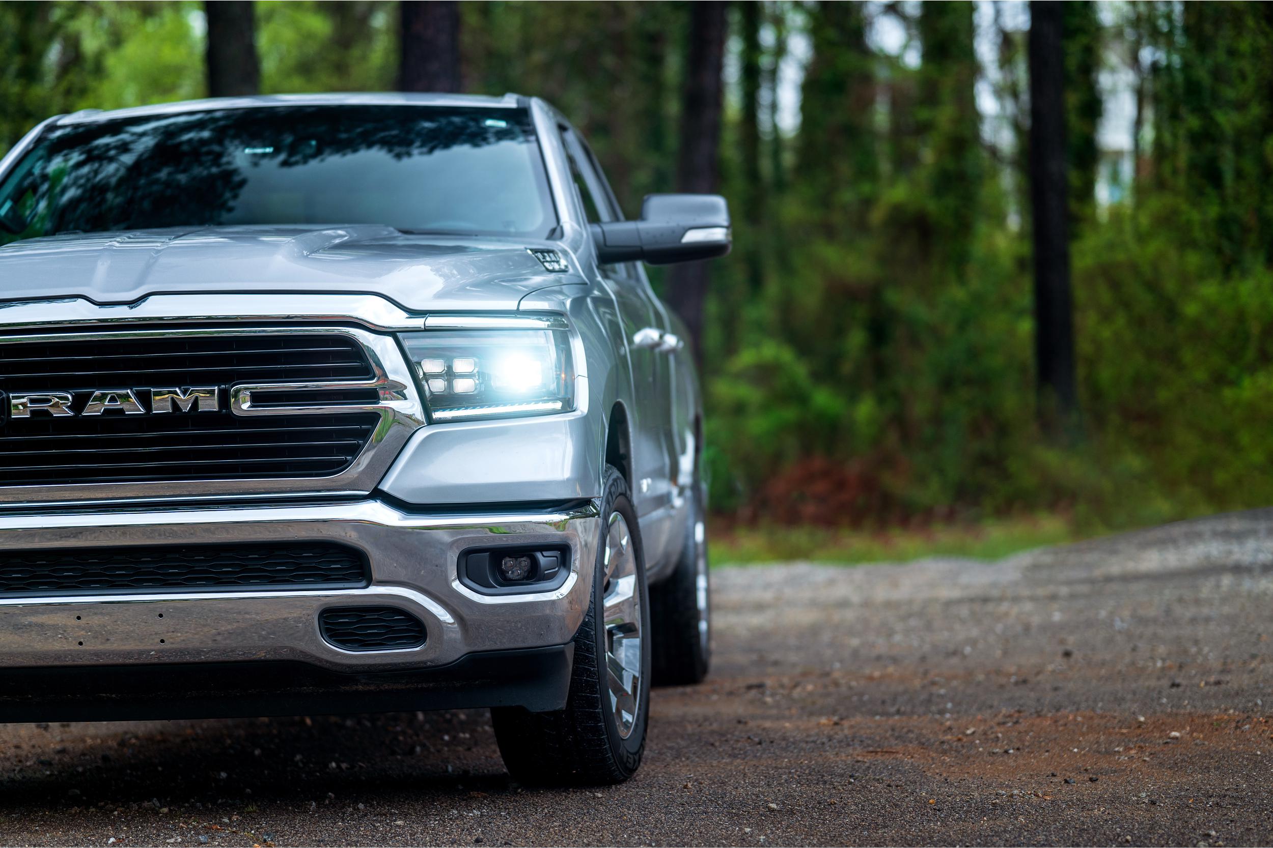 XB LED Headlights: Dodge Ram 1500 (19+ / Set)