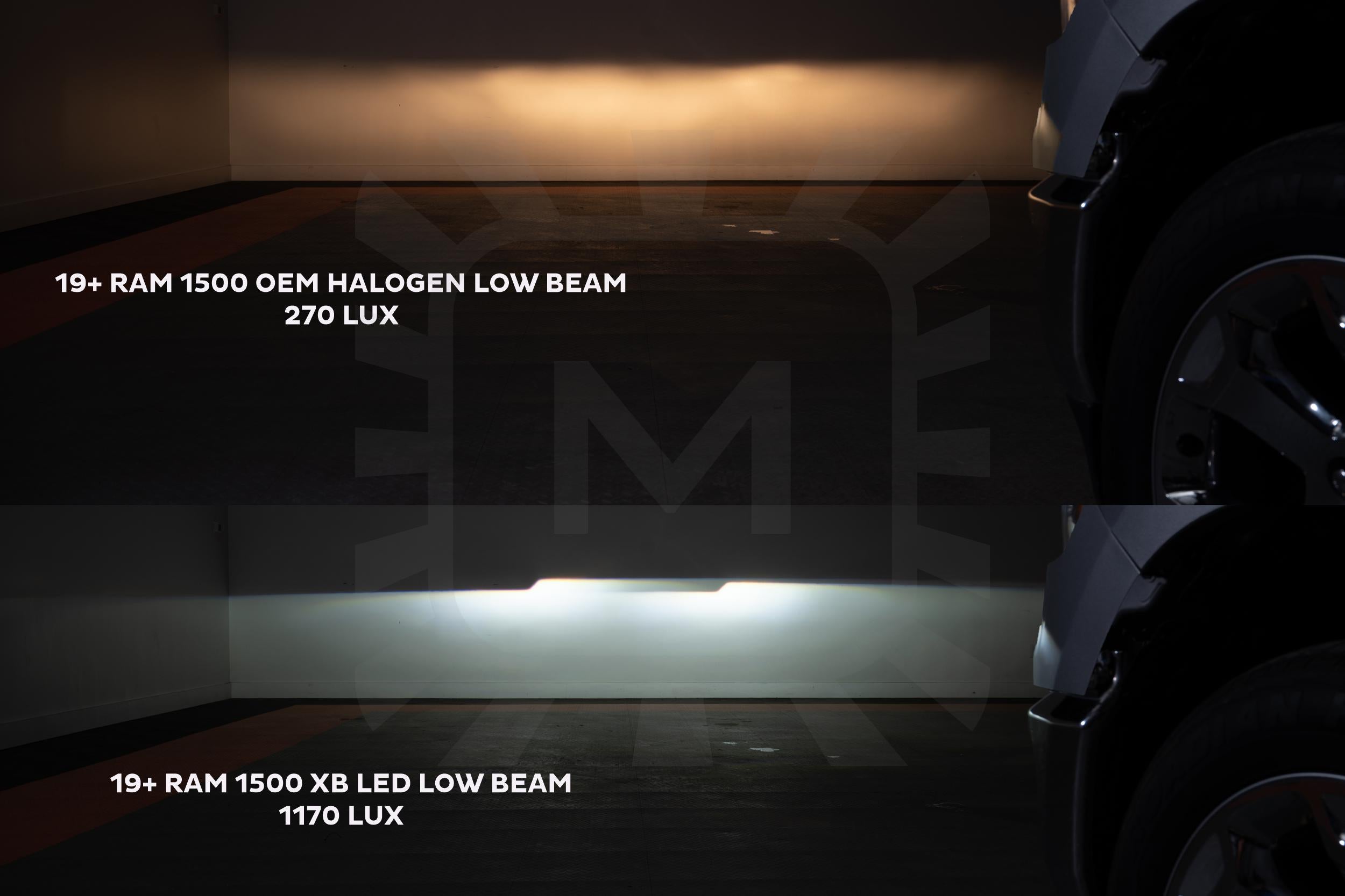 XB LED Headlights: Dodge Ram 1500 (19+ / Set)