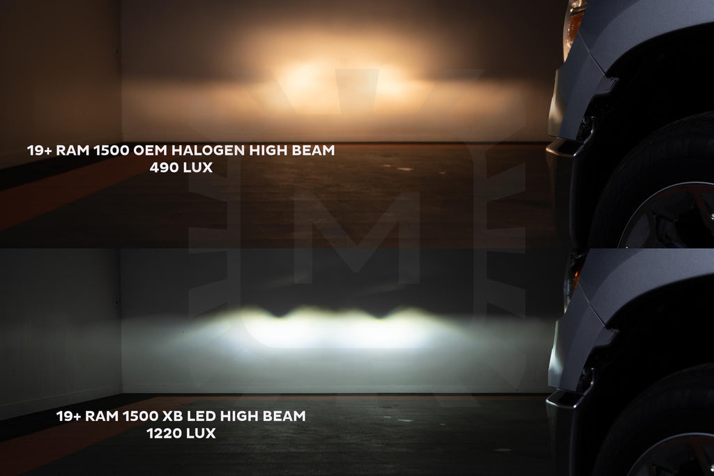 XB LED Headlights: Dodge Ram 1500 (19+ / Set)