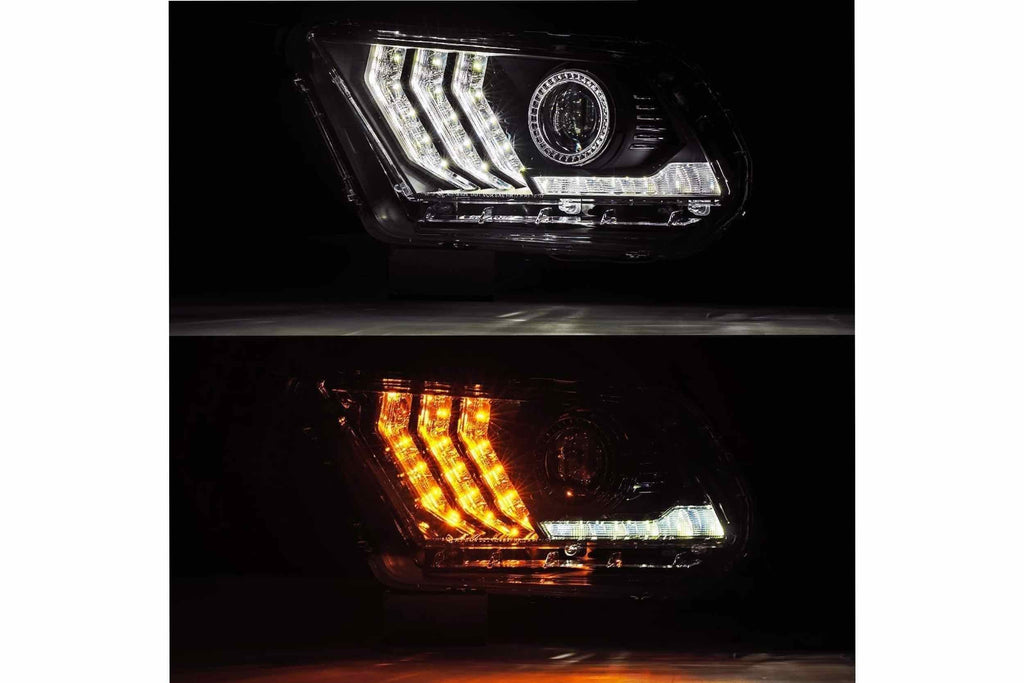 ARex (PRO-Series) Halogen Headlights: Ford Mustang (10-12) - Chrome (Set)