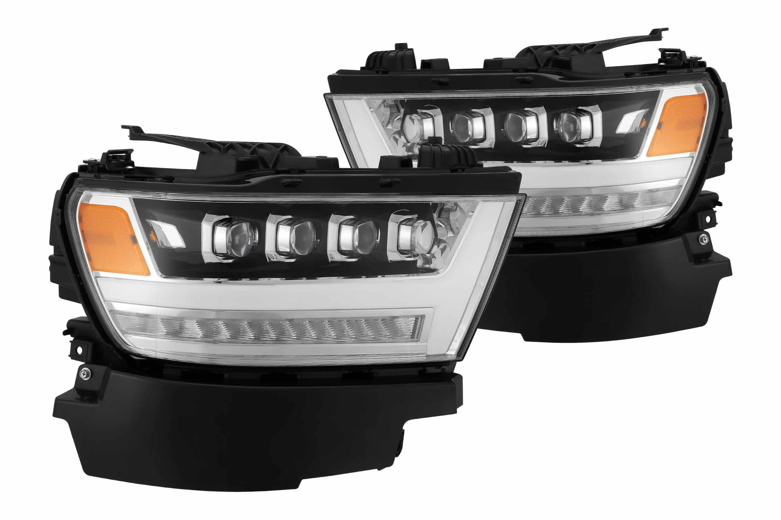 ARex Nova LED Headlights: Dodge Ram 1500 (19-24) - Chrome (Set)