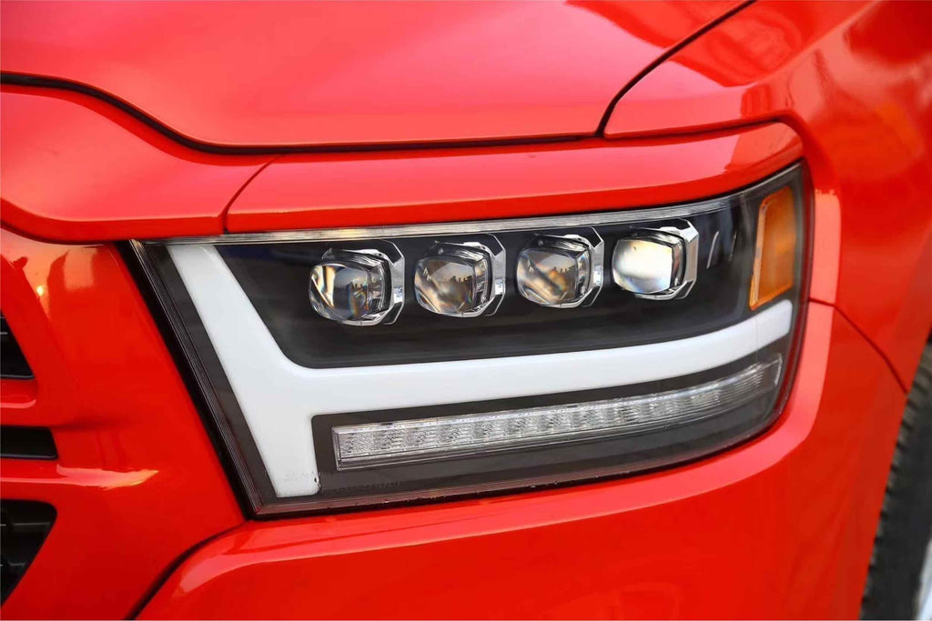 ARex Nova LED Headlights: Dodge Ram 1500 (19-24) - Jet Black (Set)