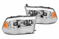 ARex (PRO-Series) Halogen Headlights:: Dodge Ram (09-18) - Chrome (Set)