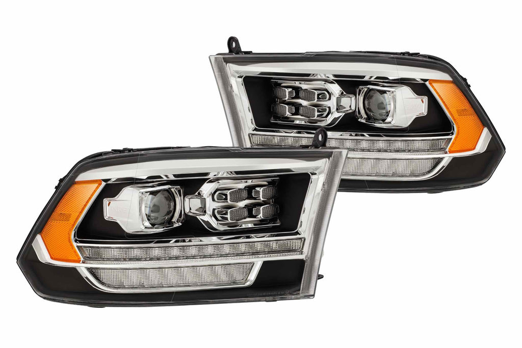 ARex (PRO-Series) Halogen Headlights: Dodge Ram (09-18) (19+ HD Look) - Black (Set)