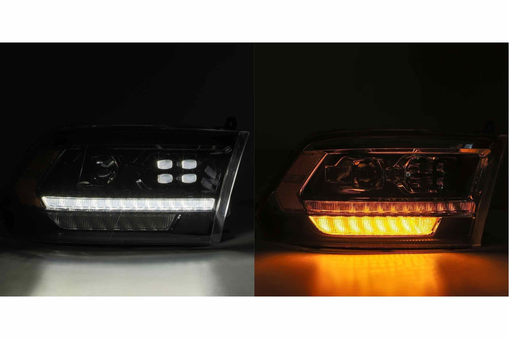 ARex (PRO-Series) Halogen Headlights: Dodge Ram (09-18) (19+ HD Look) - Black (Set)