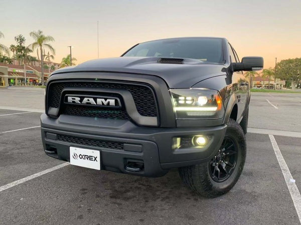 ARex (PRO-Series) Halogen Headlights: Dodge Ram (09-18) (19+ HD Look) - Black (Set)