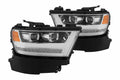 ARex (PRO-Series) Halogen Headlights:: Dodge Ram 1500 (19-24) - Chrome (Set)