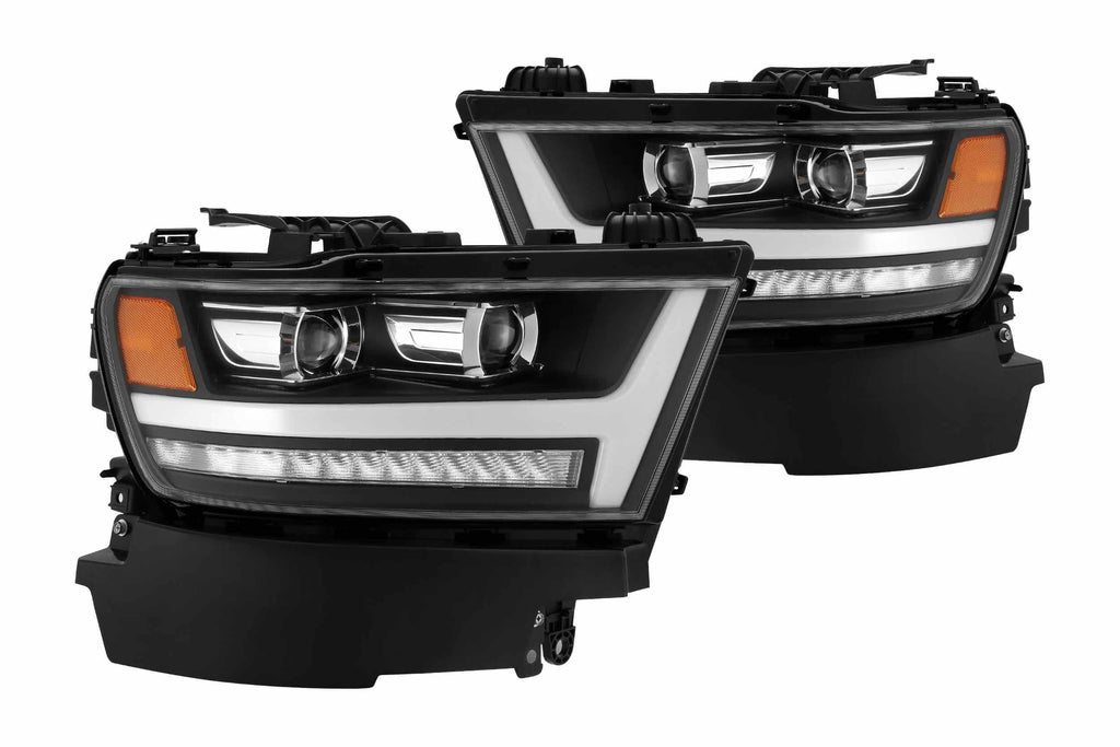 ARex (PRO-Series) Halogen Headlights: Dodge Ram 1500 (19-24) - Black (Set)