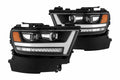 ARex (PRO-Series) Halogen Headlights: Dodge Ram 1500 (19-24) - Black (Set)