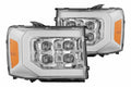 ARex Nova LED Headlights: GMC Sierra (07-13) - Chrome (Set)