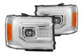 ARex (PRO-Series) Halogen Headlights:: GMC Sierra (07-13) - Chrome (Set)