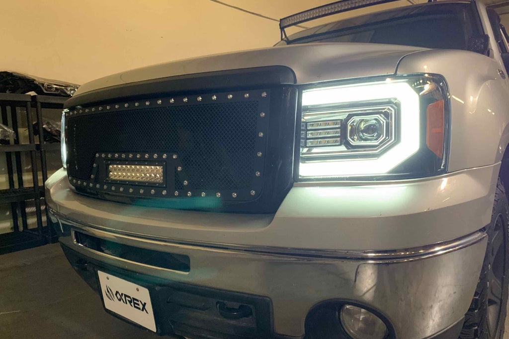 ARex (PRO-Series) Halogen Headlights: GMC Sierra (07-13) - Black (Set)