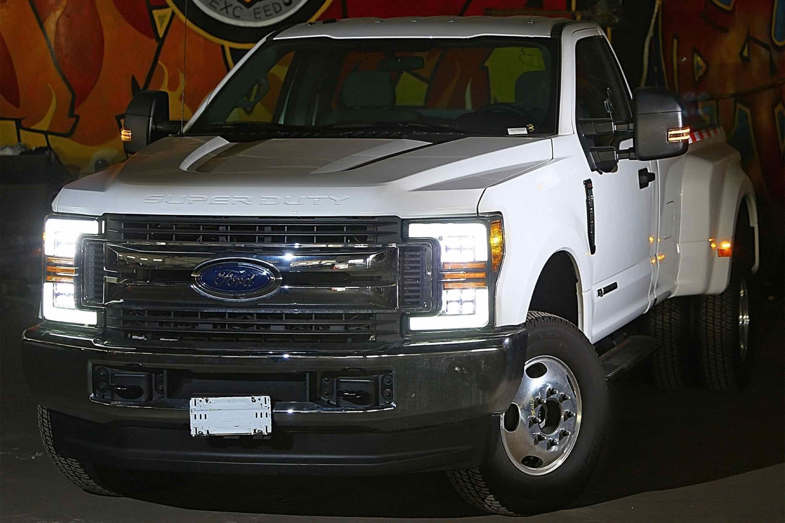 ARex Nova LED Headlights: Ford Super Duty (17-19) - Black (Set)