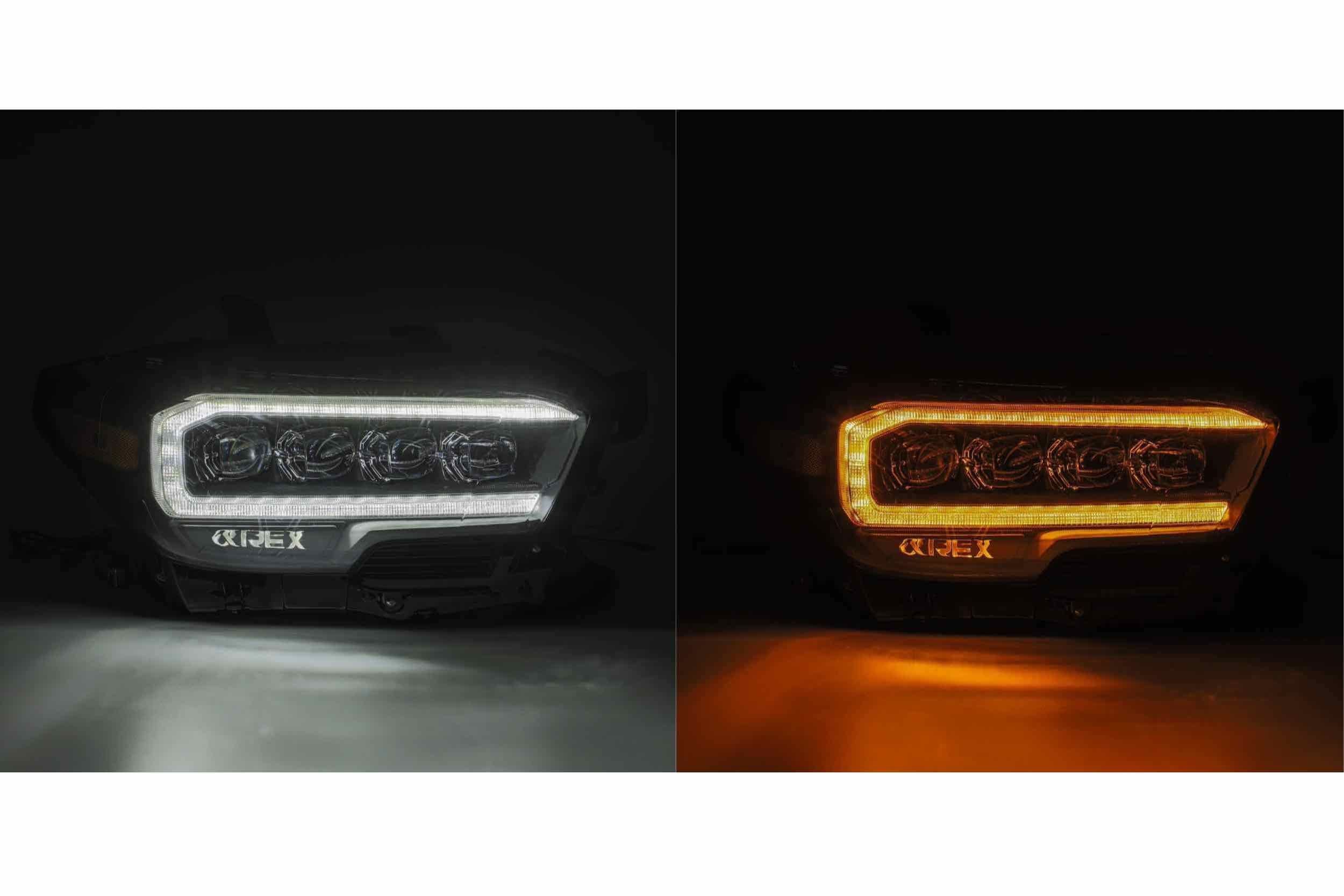 ARex Nova LED Headlights: Toyota Tacoma (16-20) - Chrome (Set)