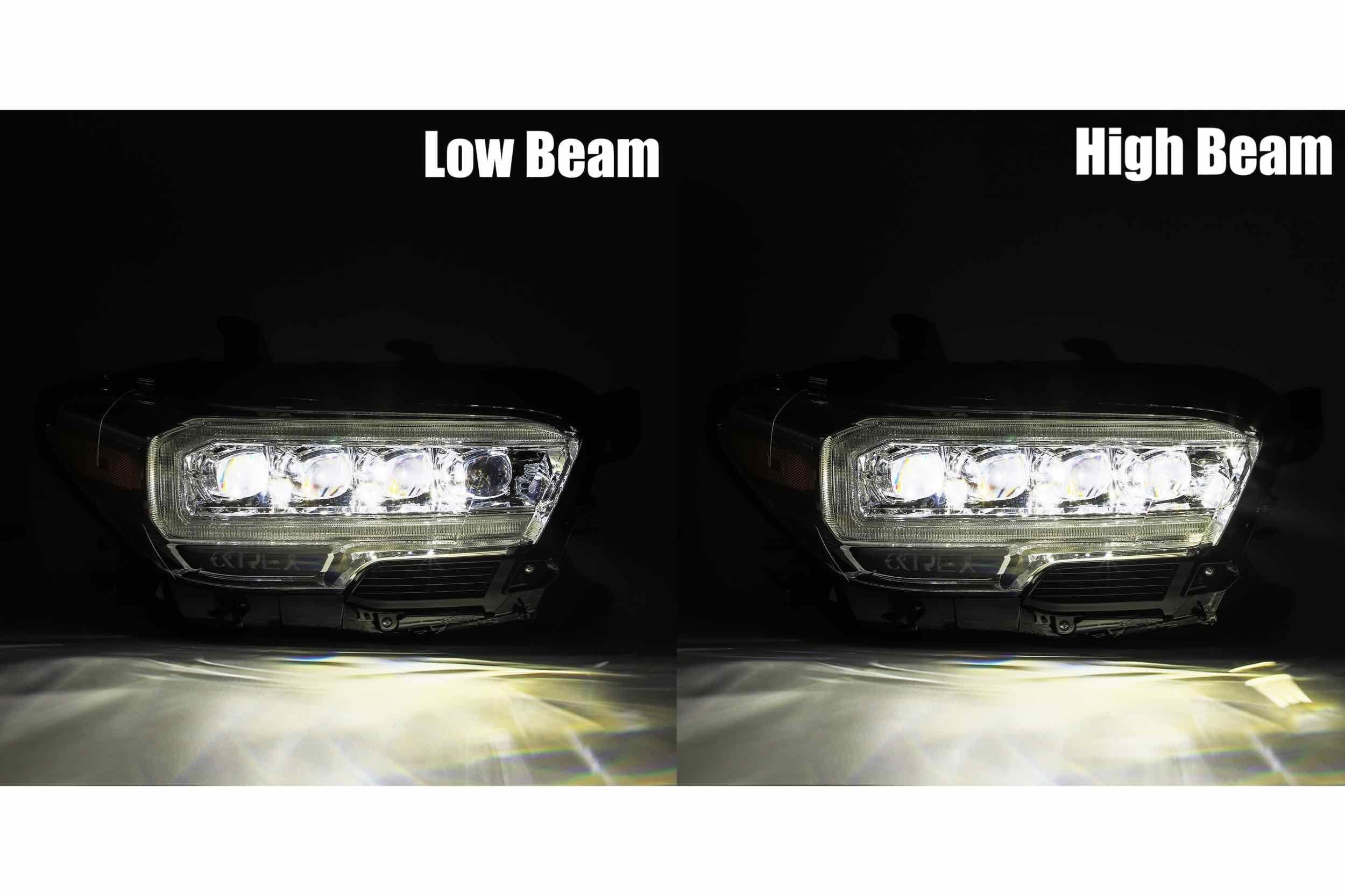 ARex Nova LED Headlights: Toyota Tacoma (16-20) - Black (Set)