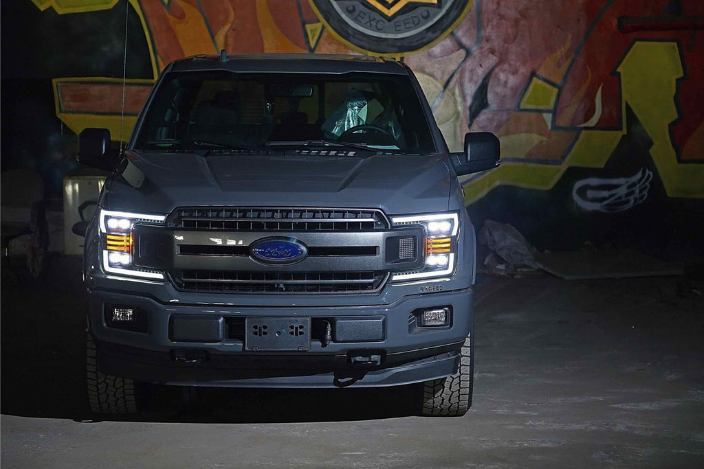 ARex Nova LED Headlights: Ford F150 (18-20) - Black (Set)