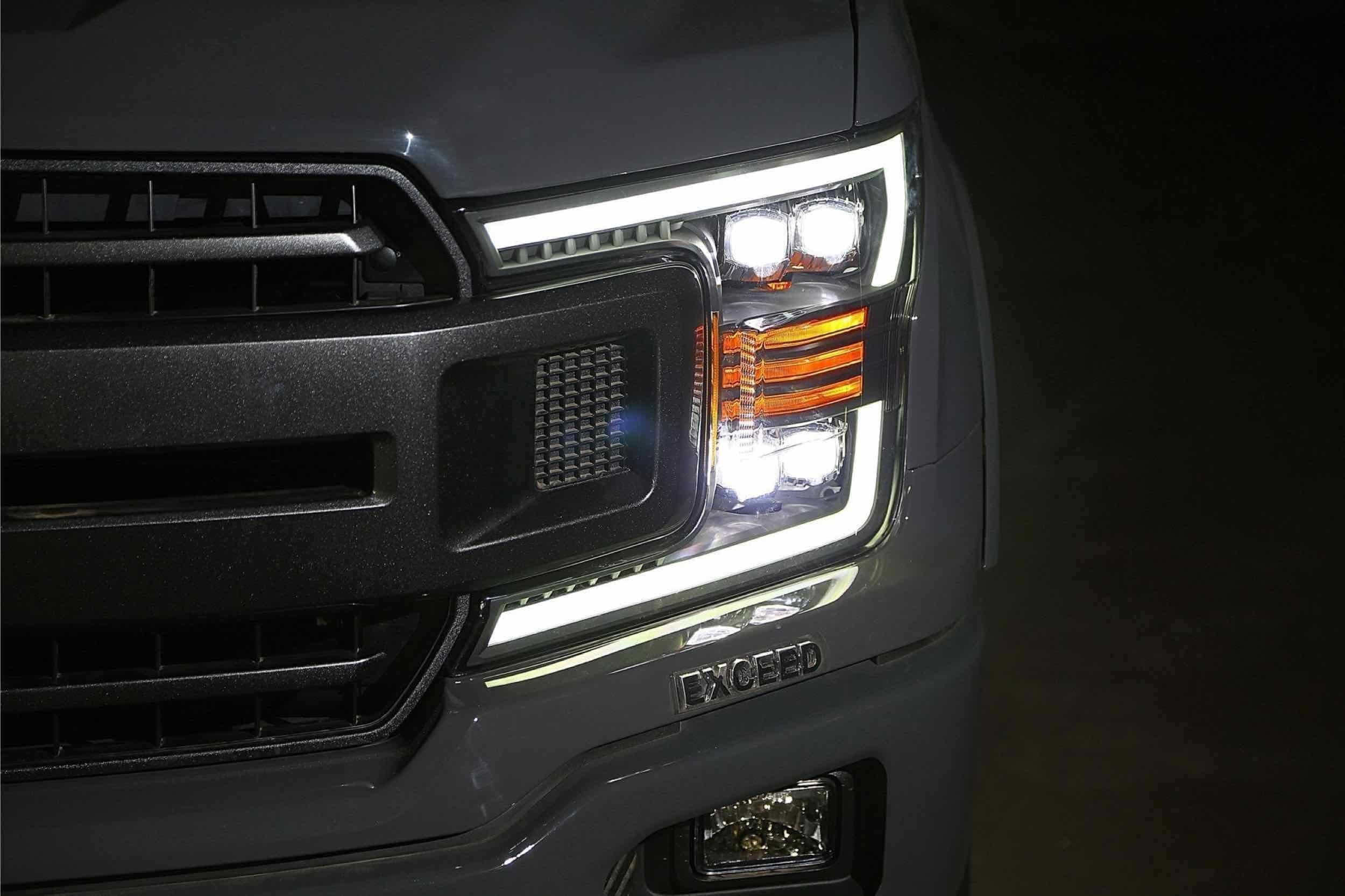 ARex Nova LED Headlights: Ford F150 (18-20) - Black (Set)