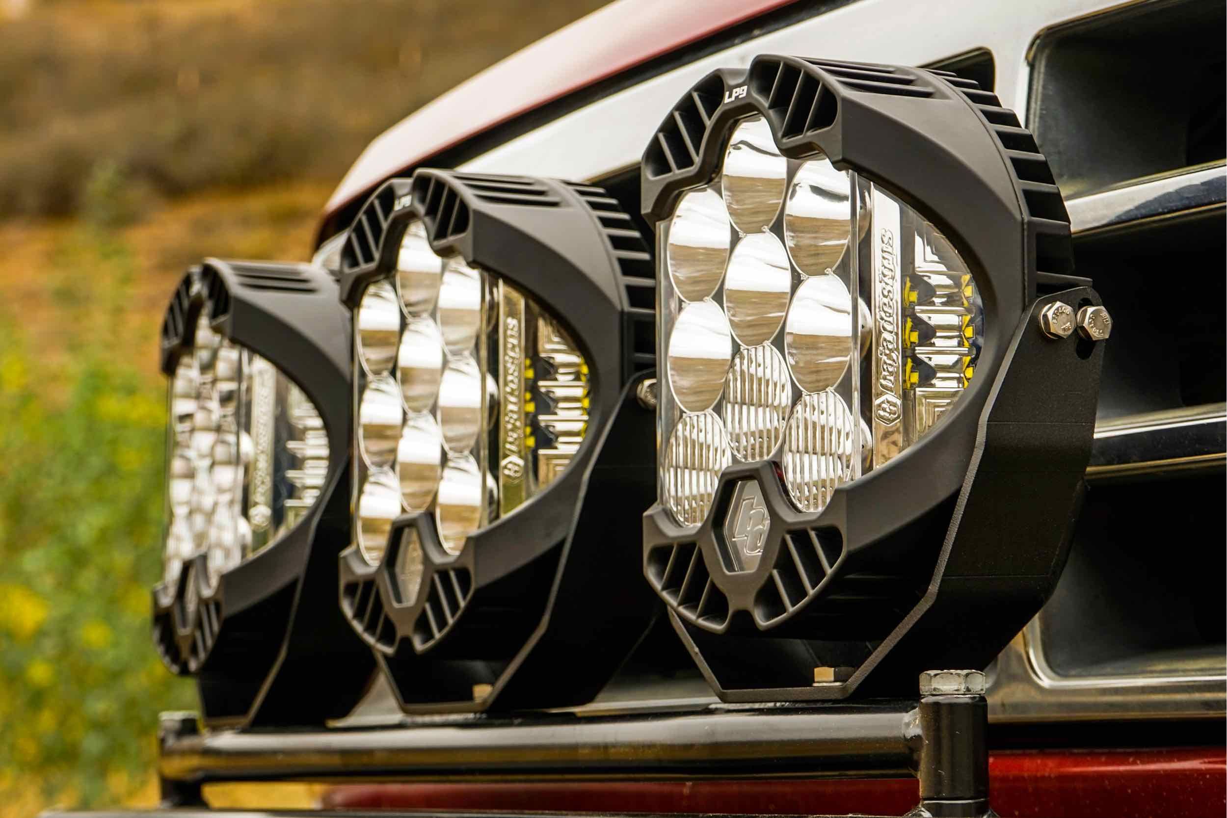 BD LP9 Racer Edition LED Pod: (Each / White / High Speed Spot Beam)