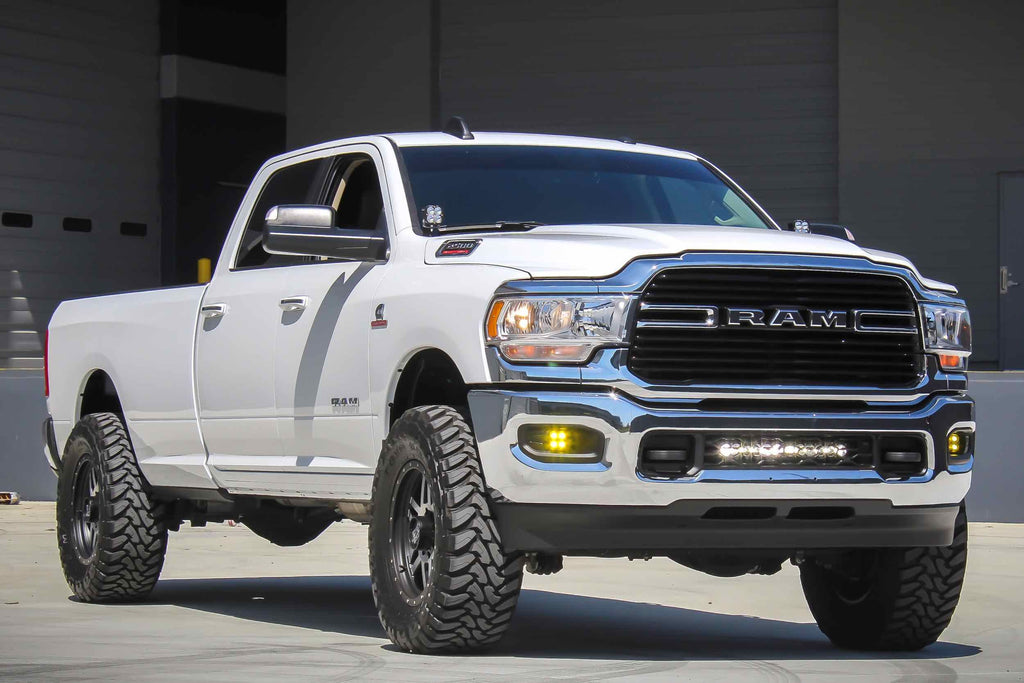 BD Squadron Sport Light Pods: (Each / Clear / Driving Combo Beam / White Body)