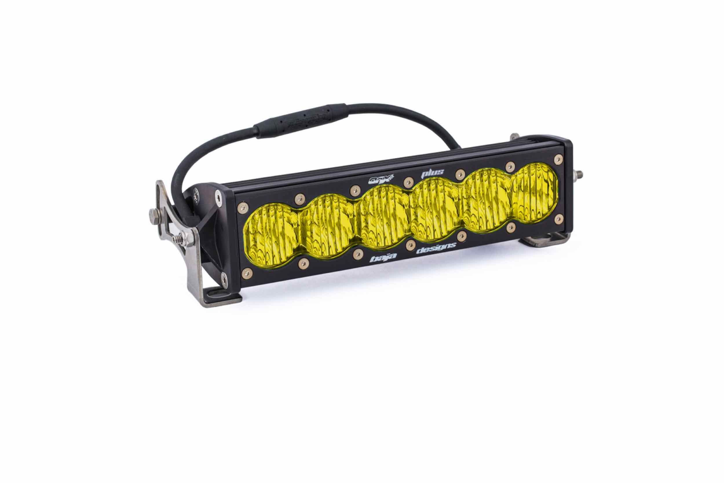 BD 10in OnX6 LED Light Bar: (Amber / Wide Driving Beam)