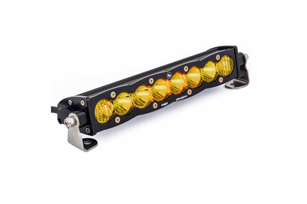 BD 10in S8 Series LED Light Bar: (White / Spot Beam)