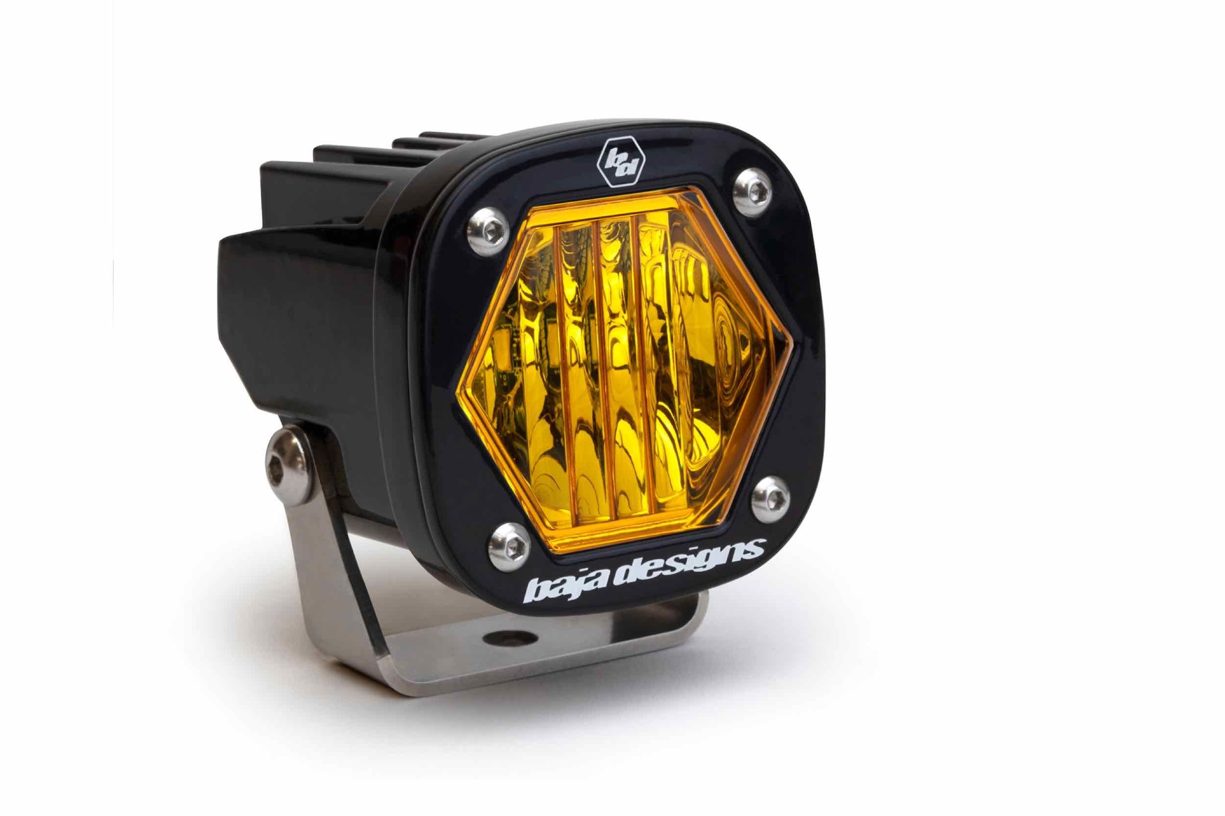 BD S1 LED Pod w/ Bracket (Each / White / Spot Beam) (Laser Model)