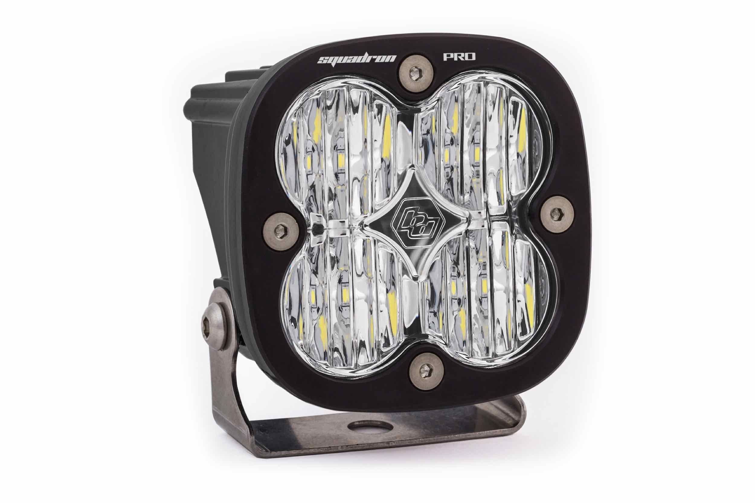 BD Squadron Pro Round Light Pods: (Each / Clear / Driving Combo Beam / Black Body)