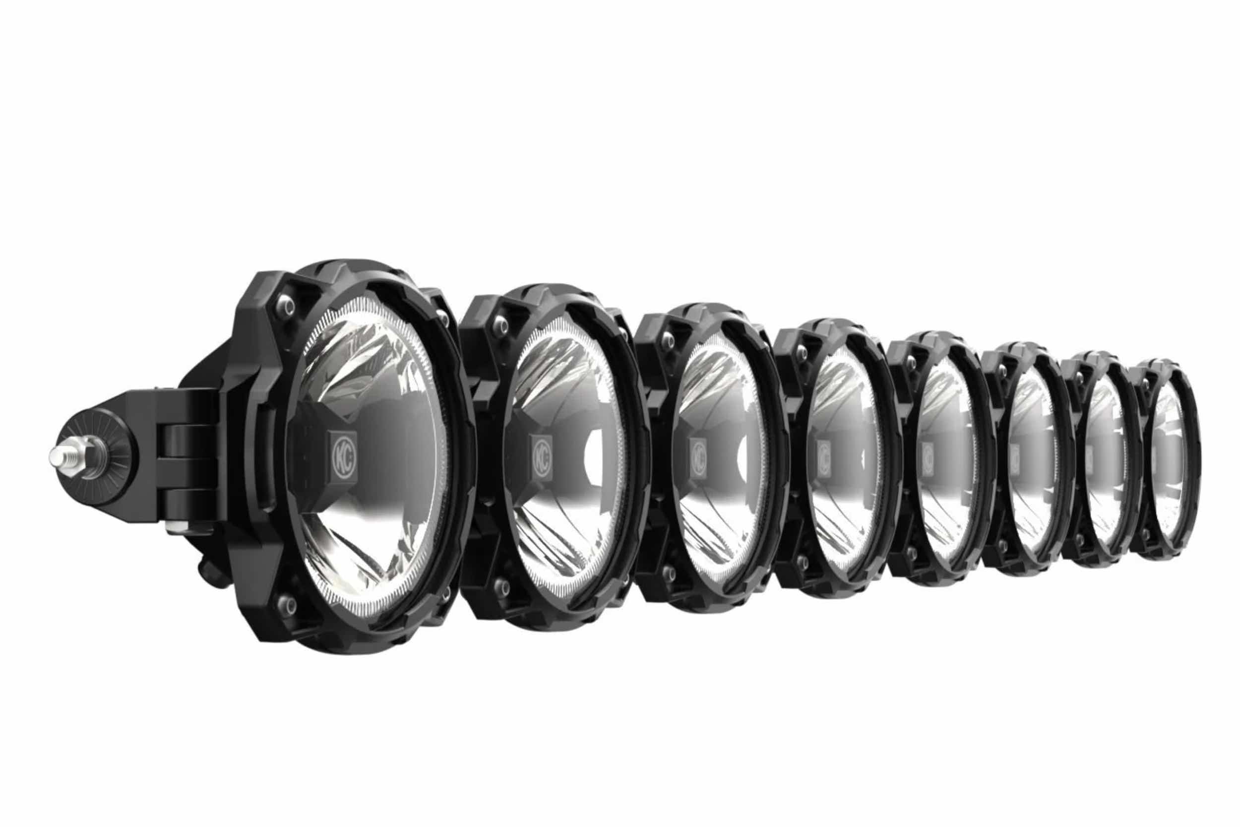 Gravity LED Pro6 Light Bar: 9 Pods (57in / Spot + Flood Beam)