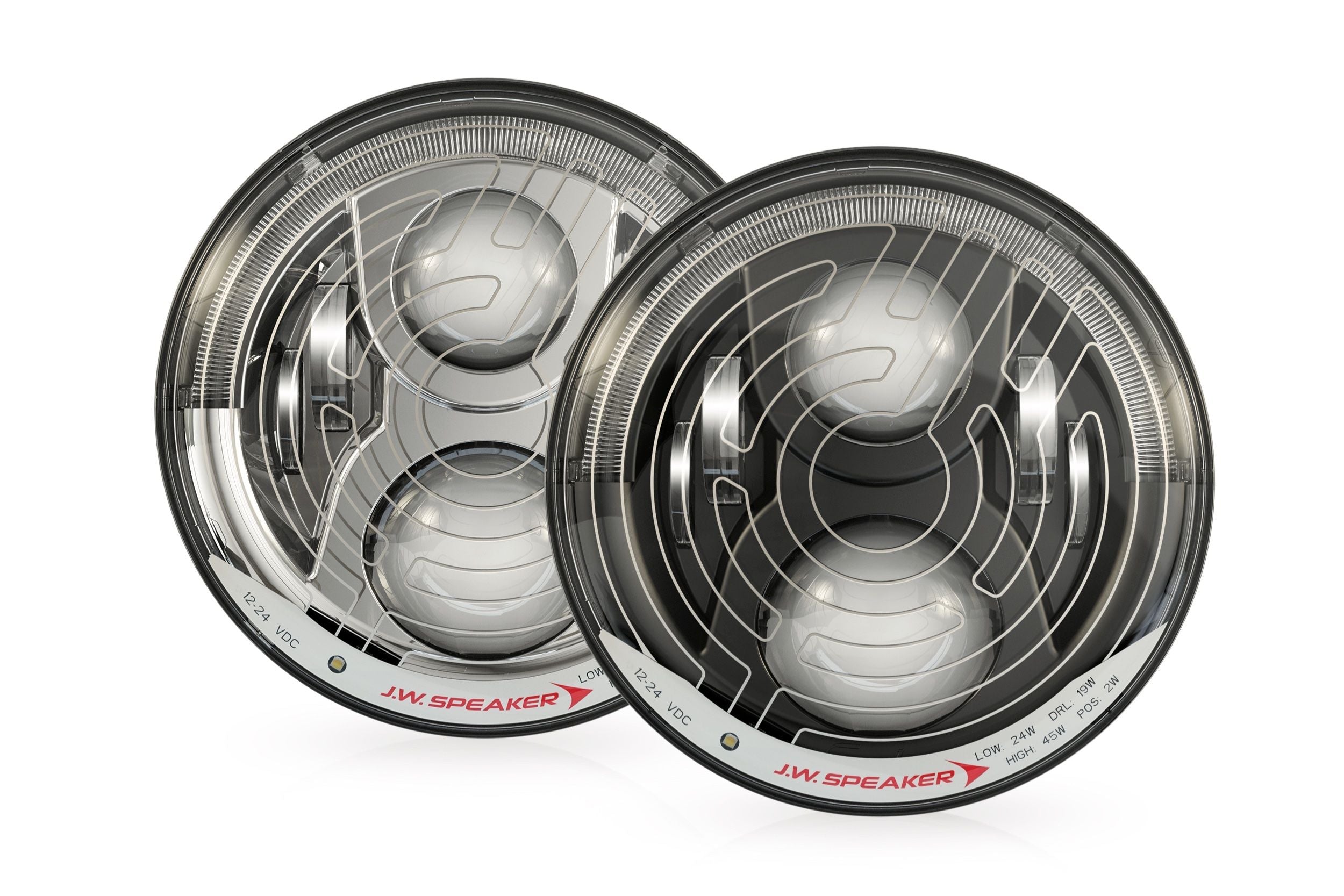 JW Speaker: 8700 EVO2-H 12/24 DOT (Black) Heated