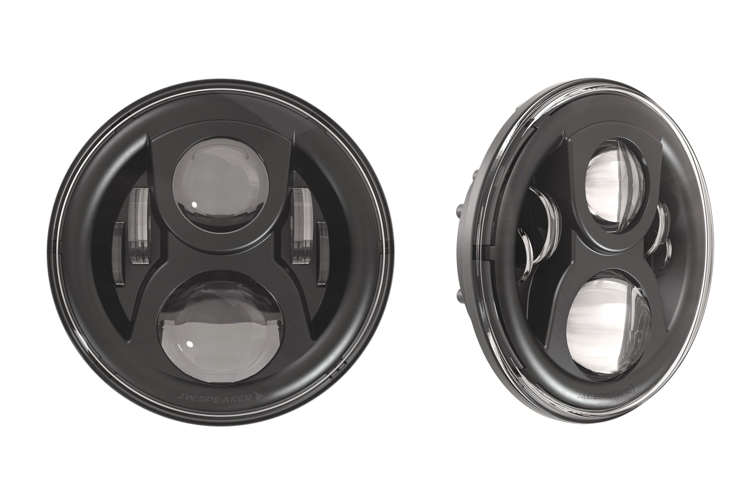 JW Speaker: 8700-EVO2-DB 12/24V DOT Headlamp (Chrome)