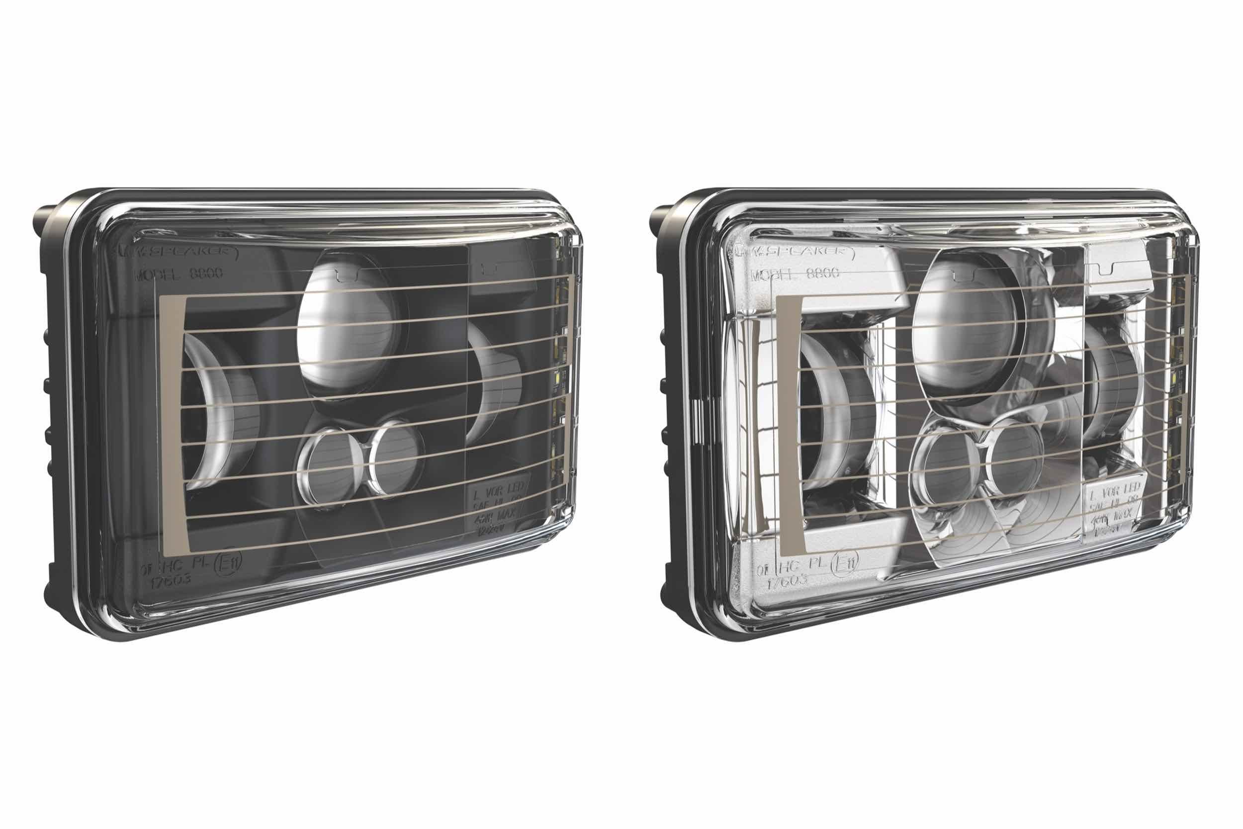 JW Speaker: 8800 EV2-12/24V Highbeam SAE/ECE (Chrome)