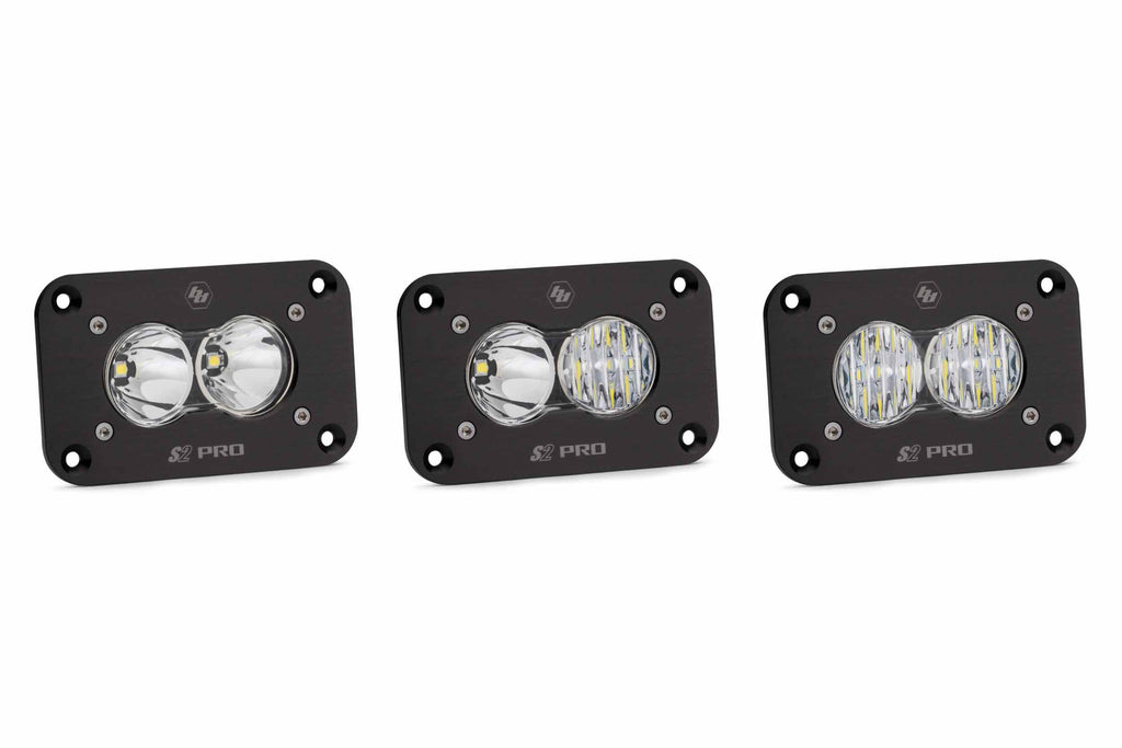 BD S2 Pro LED Work Light: (Each / White / Work-Scene Beam / White Hosuing)