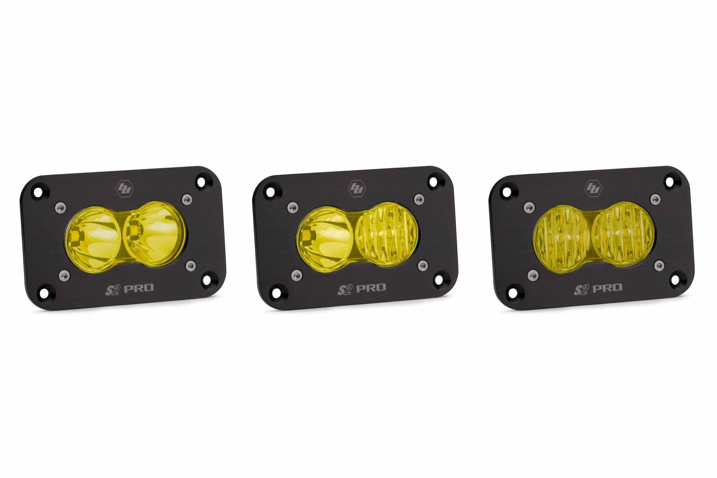 BD S2 Pro LED Work Light: (Each / White / Work-Scene Beam / White Hosuing)