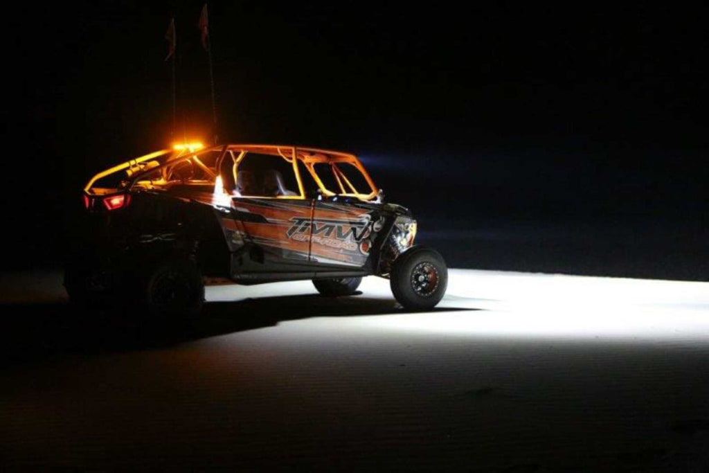 Vision X Solstice Solo LED Pod: (2in / White / 60 Degree Xtra Wide Beam)