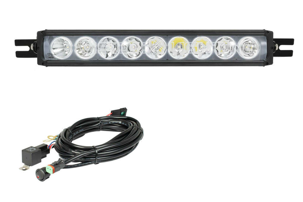 Vision X Bumper Mount LED System: Ford Ranger (19+) (1x XPL Halo Light Bar)