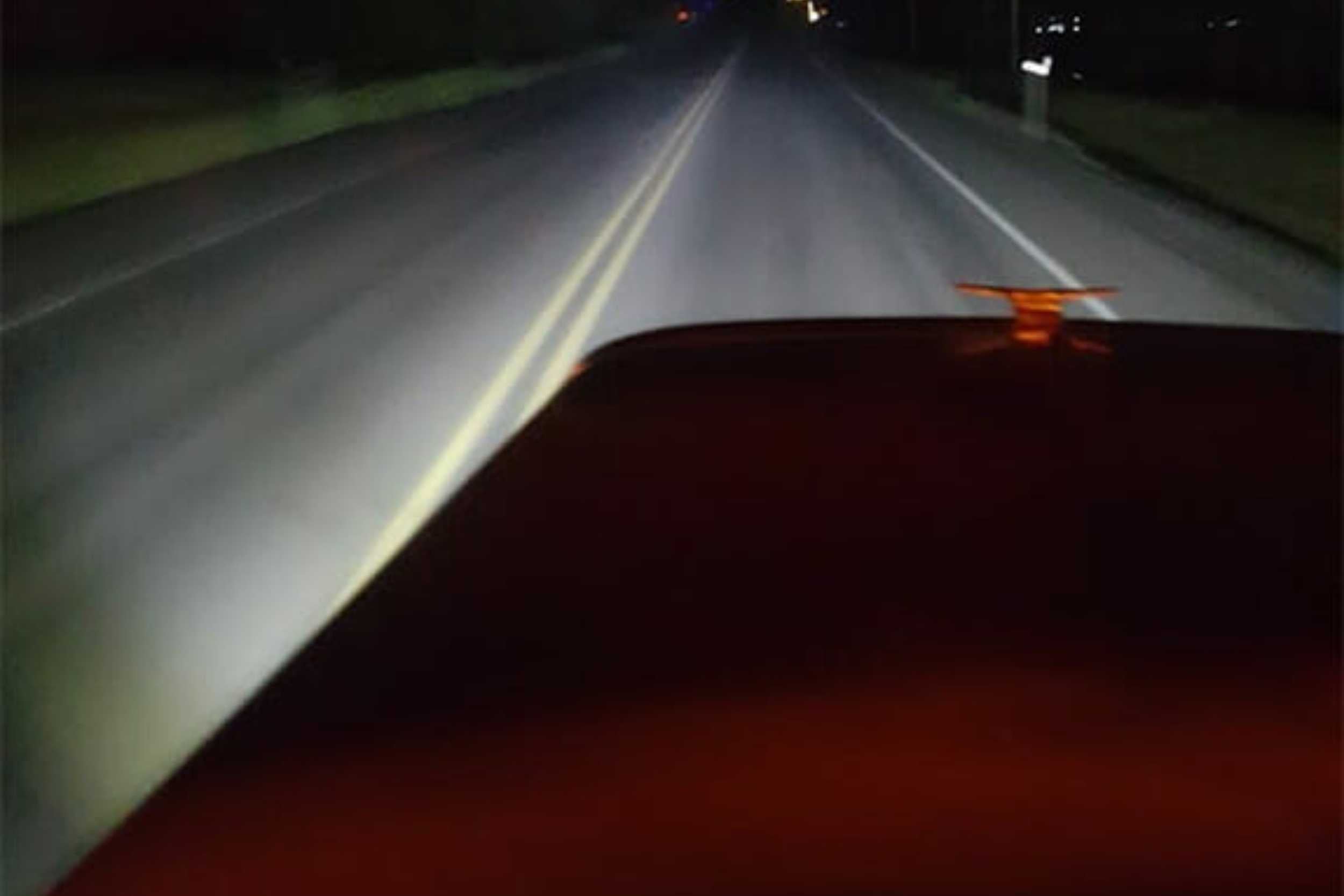 Vision X LED Headlights: (Each / 4x6in Rectangle / Black / Amber Halo)