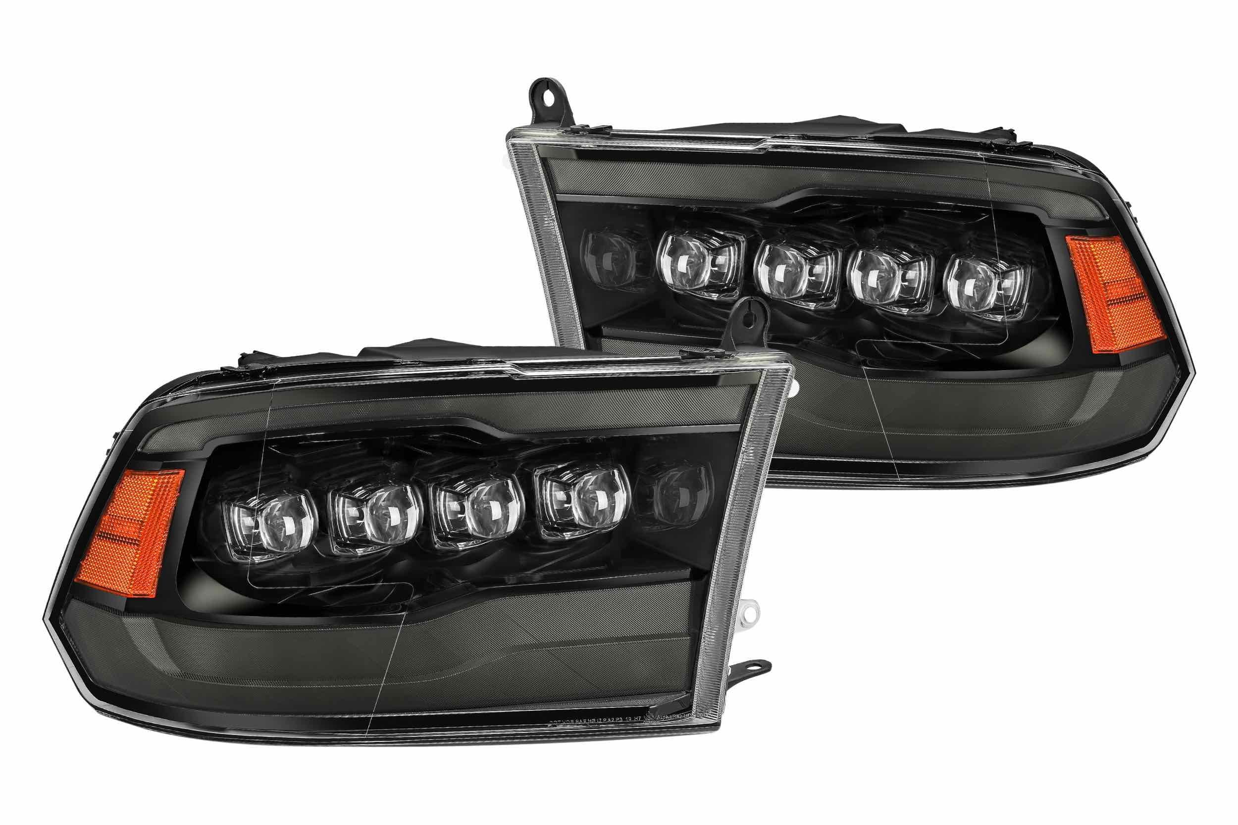 ARex Nova LED Headlights: Dodge Ram (09-18) - Chrome (Set)