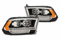 ARex (PRO-Series) Halogen Headlights: Dodge Ram (09-18) - Black (Set)