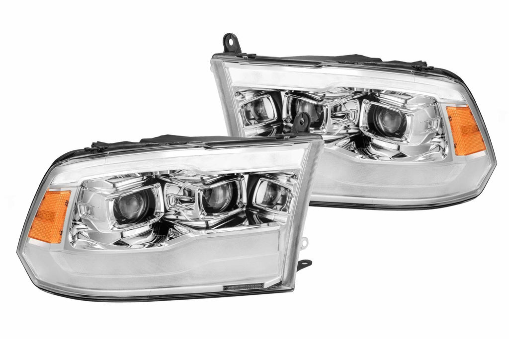 ARex (PRO-Series) Halogen Headlights: Dodge Ram (09-18) - Black (Set)