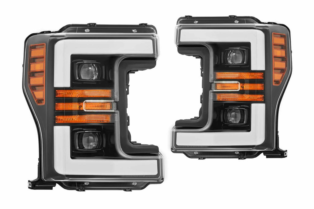 ARex (PRO-Series) Halogen Headlights: Ford Super Duty (17-19) - Black (Set)