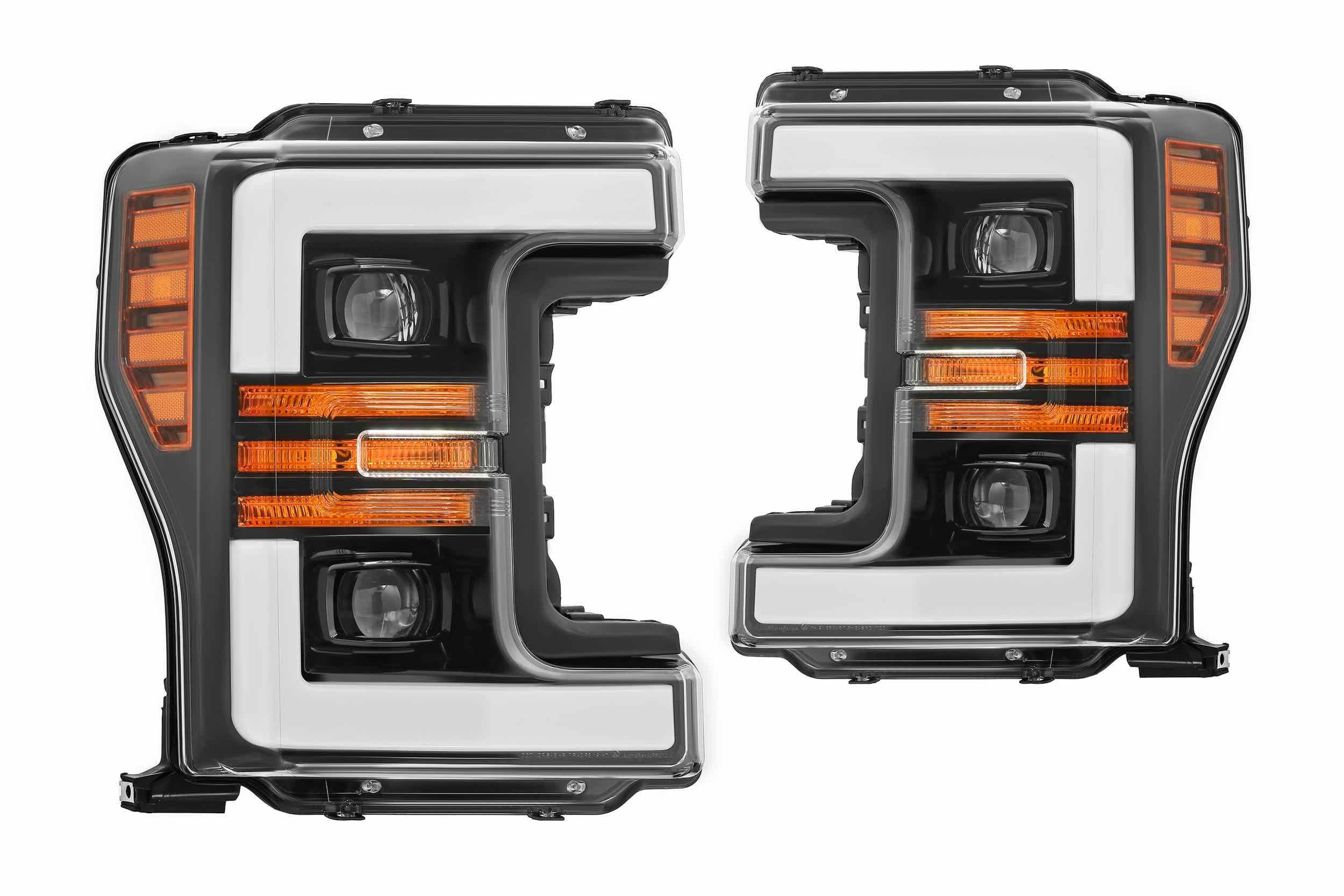 ARex (PRO-Series) Halogen Headlights: Ford Super Duty (17-19) - Black (Set)
