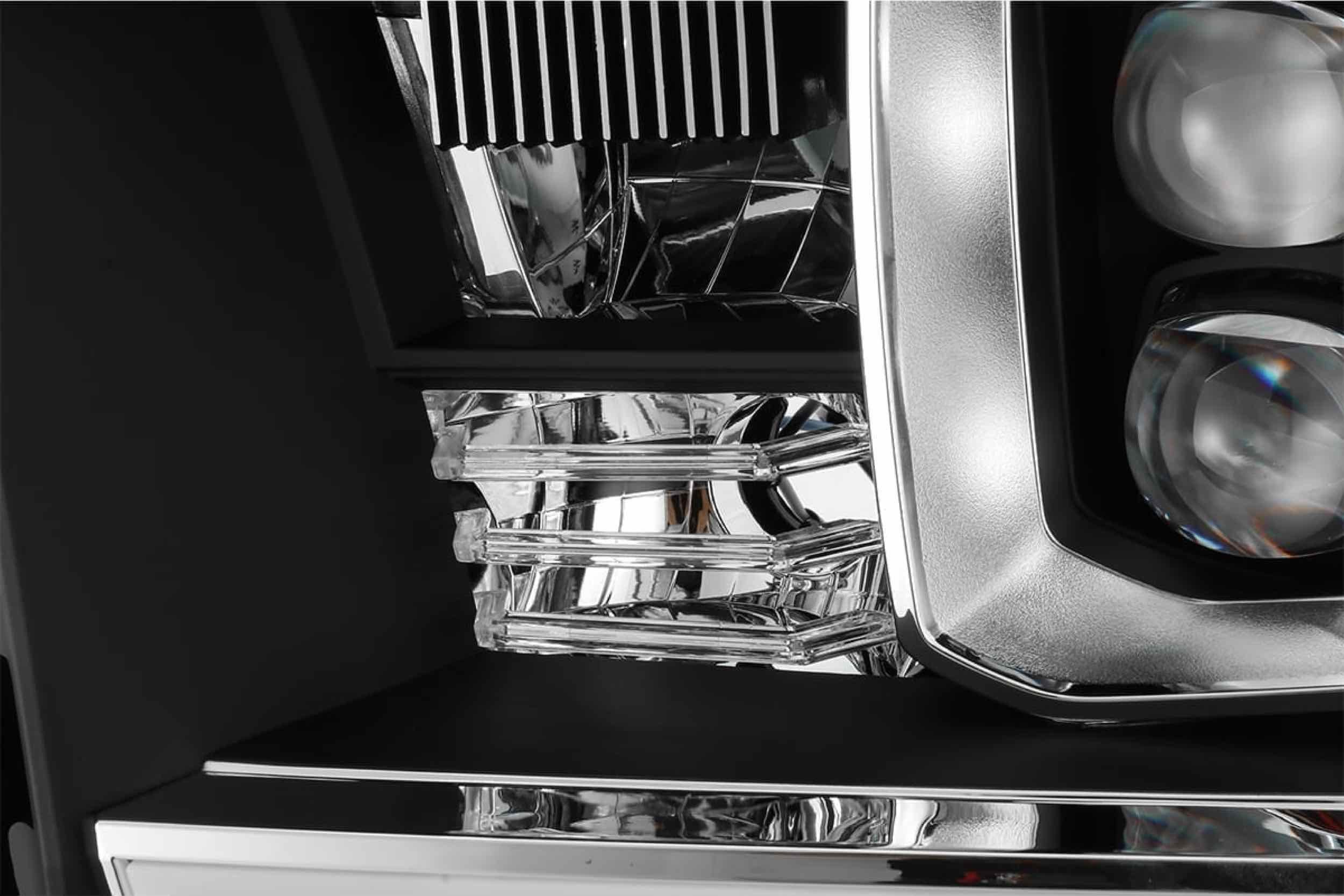 ARex Nova LED Headlights: Toyota Tundra (07-13) - Alpha-Black w/ Adj (Set)