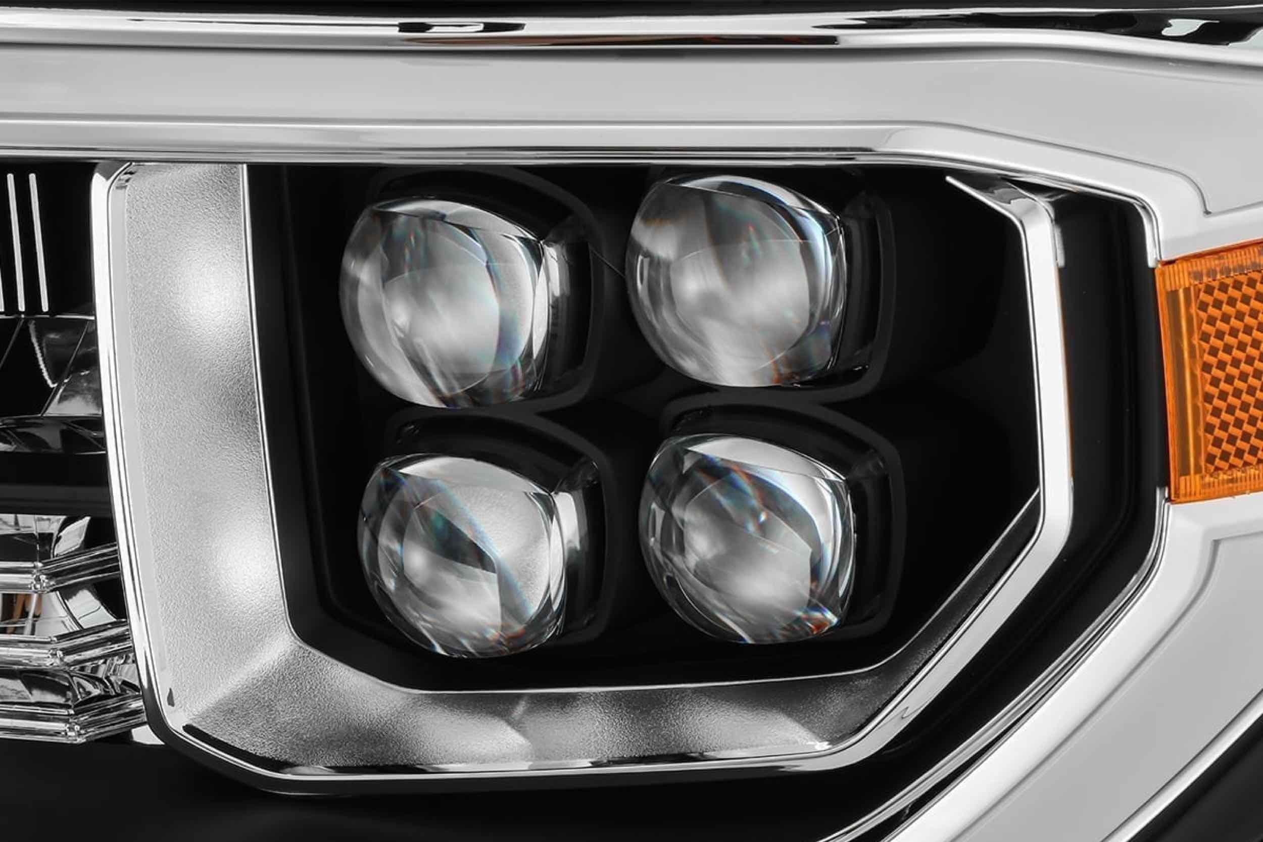 ARex Nova LED Headlights: Toyota Tundra (07-13) - Black w/ Adj (Set)