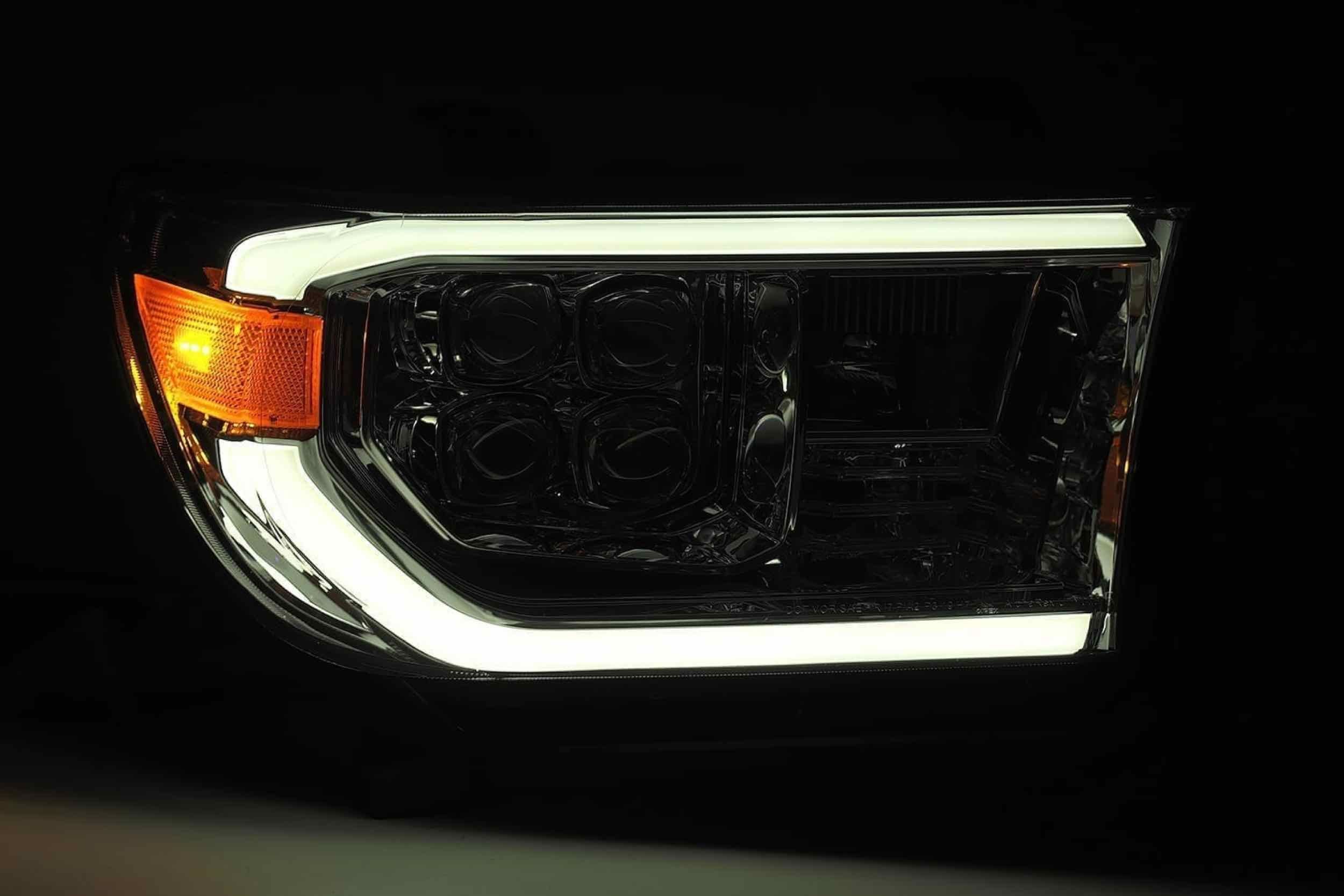 ARex Nova LED Headlights: Toyota Tundra (07-13) - Black w/ Adj (Set)