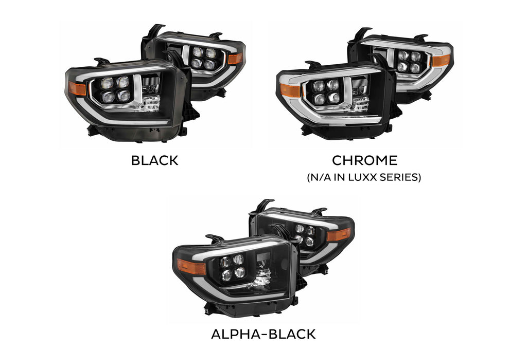 ARex Nova LED Headlights: Toyota Tundra (14-20) - Alpha-Black (Set)