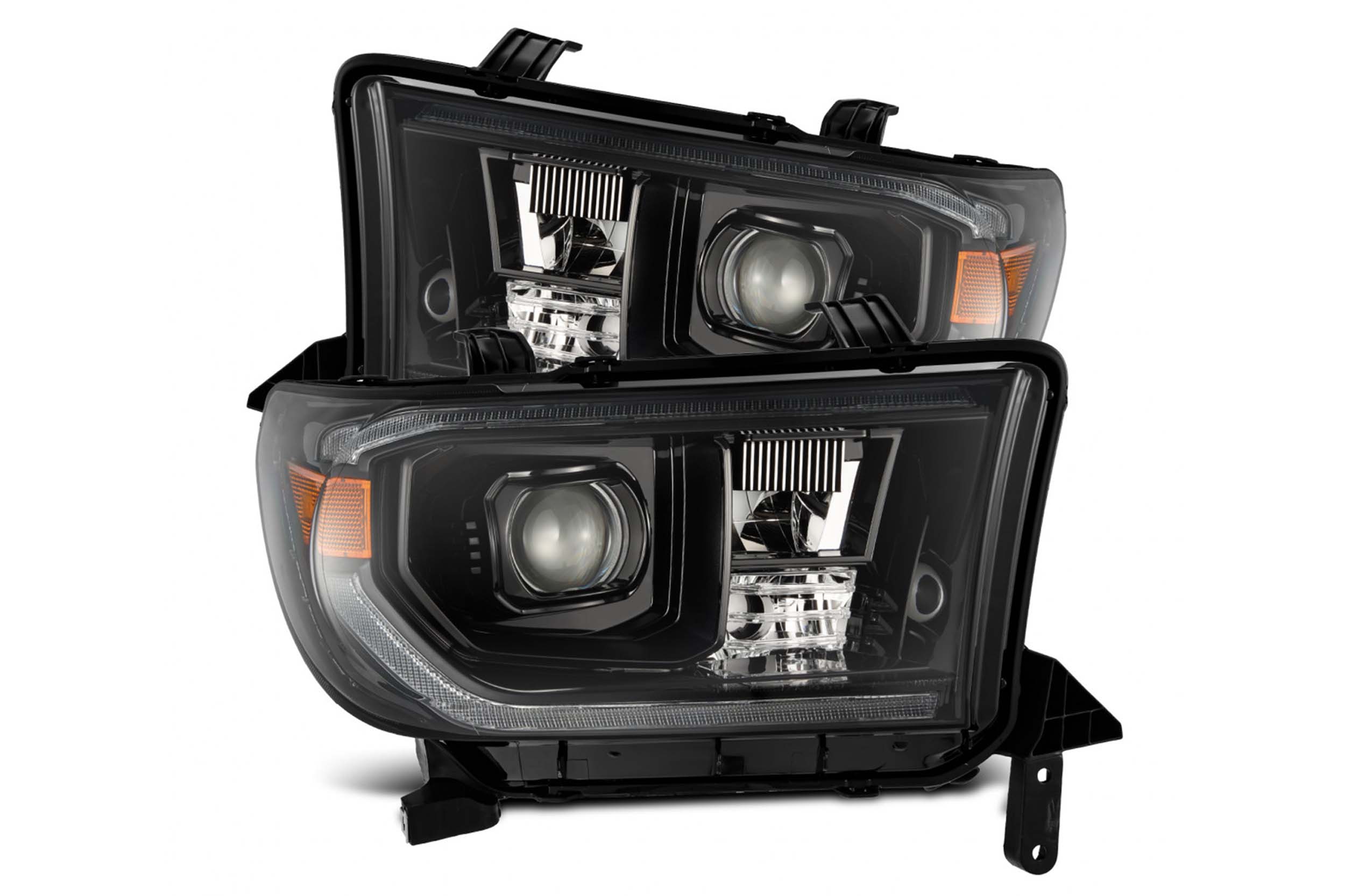 ARex Luxx LED Headlights: Toyota Tundra (07-13) - Black w/ Adj (Set)