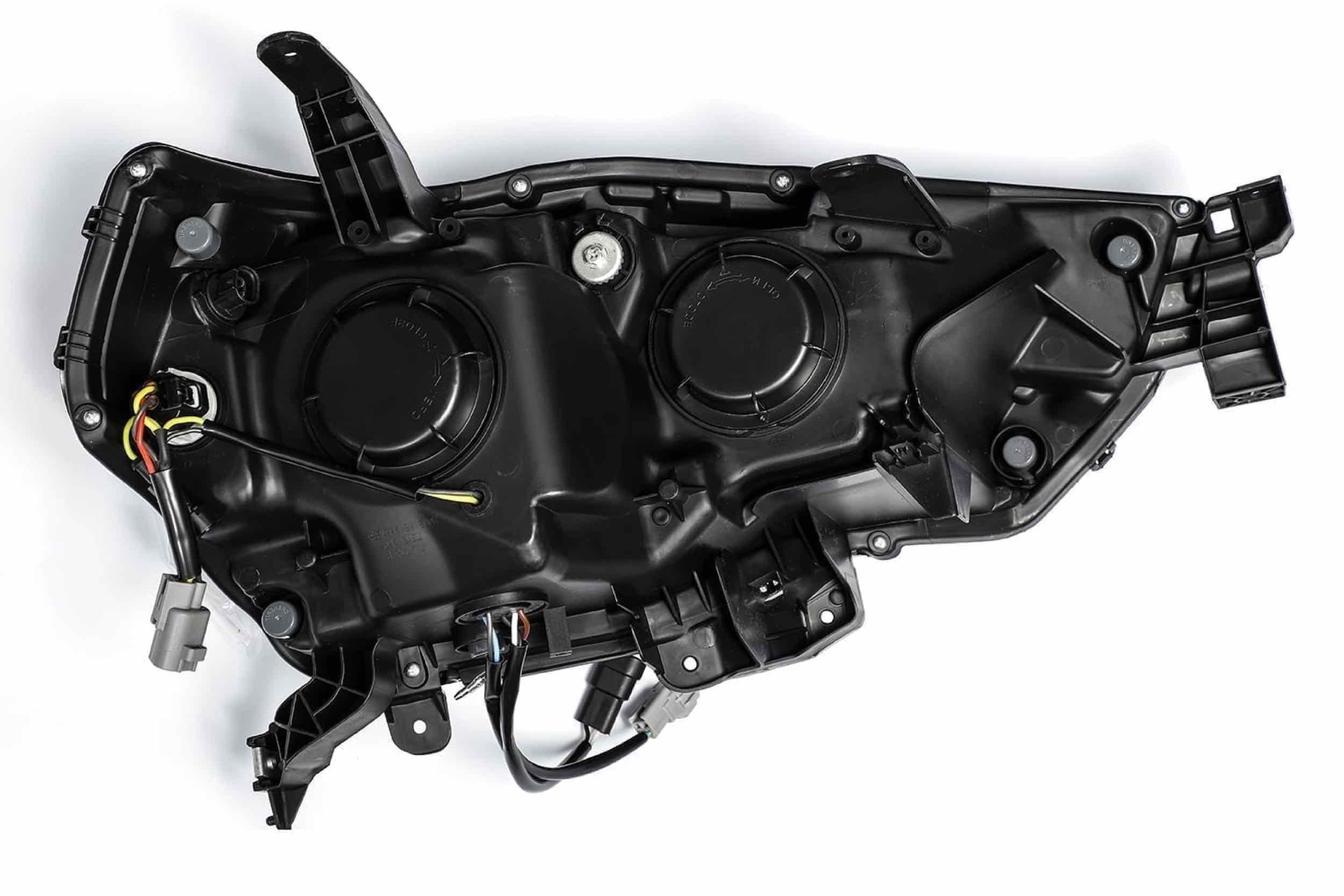 ARex (PRO-Series) Halogen Headlights:: Toyota 4Runner (14-20) - Matte Black / Chrome (Set)